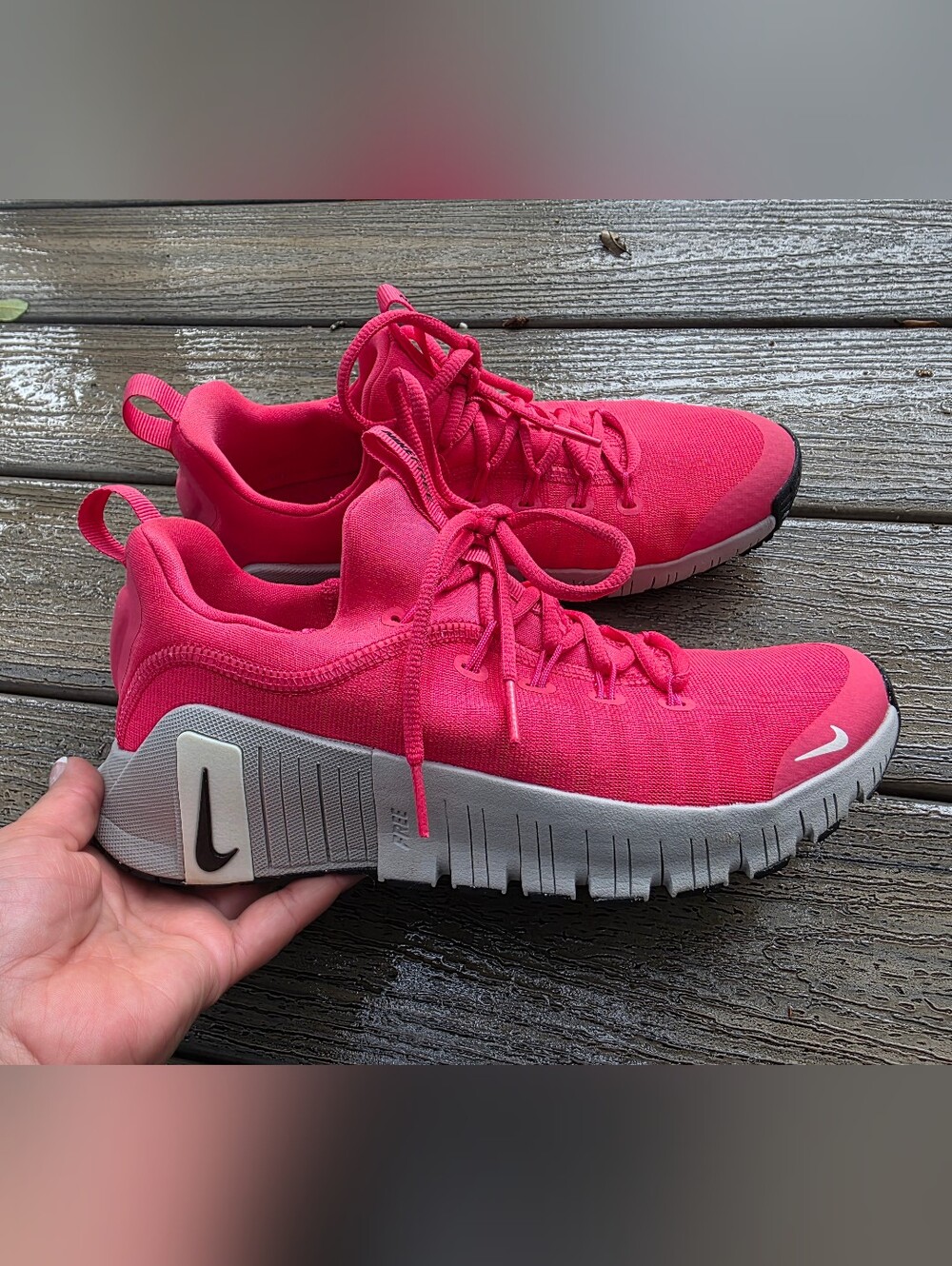 Nike Free Metcon 6 Women's Athletic Sneakers – Coral Pink, Size 9